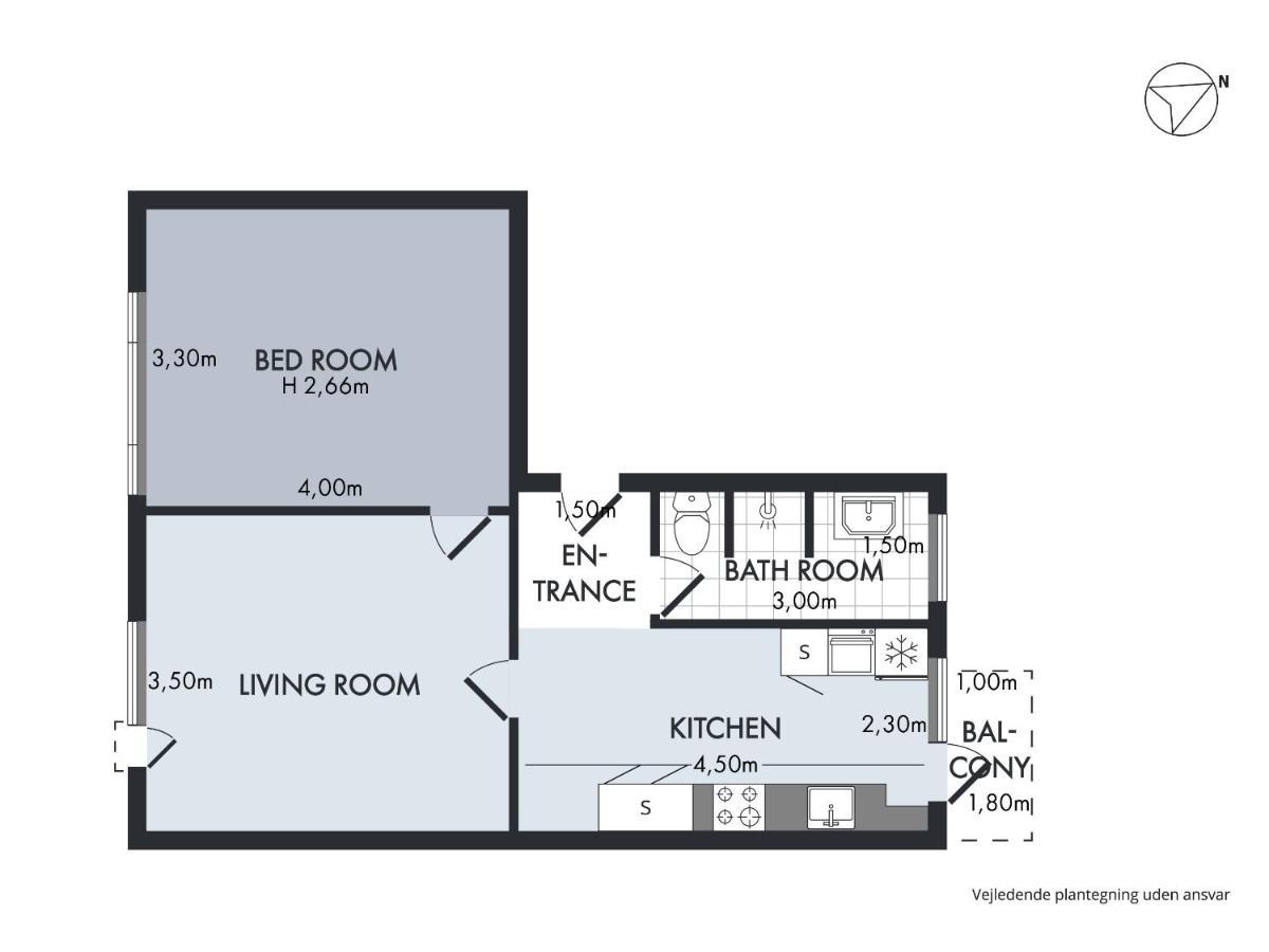 Sanders Fjord - Treasured One-Bedroom Apartment In Center Of Roskilde Exteriör bild